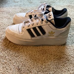 womens adidas platform sneakers. size 7.5